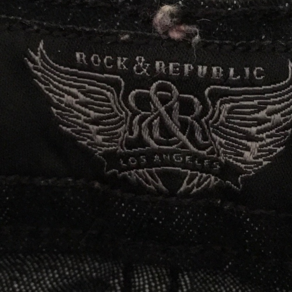 Rock & Republic Black Denim in size 29